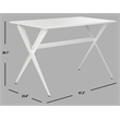 Safavieh Chapman Wood and Iron Desk in White