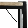 Safavieh Aba Wood and Iron Writing Desk in Black