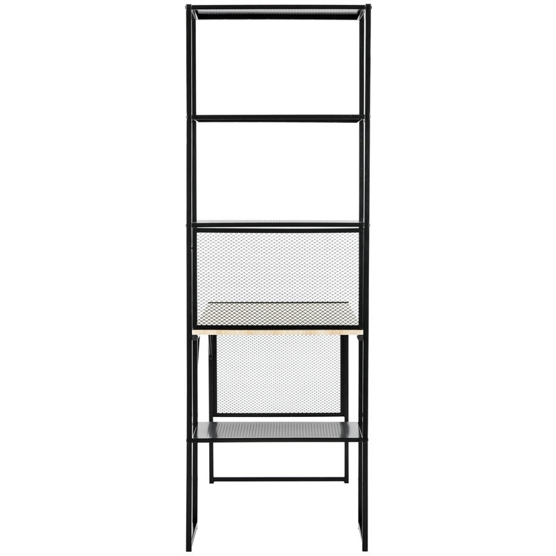 Safavieh Aba Wood and Iron Writing Desk in Black