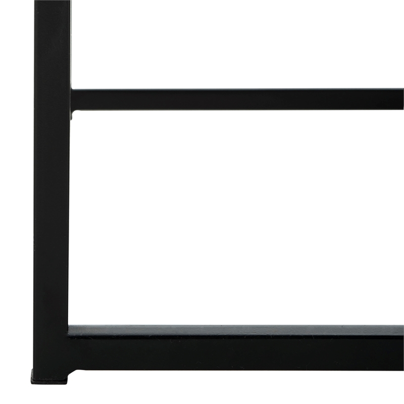 Safavieh Aba Wood and Iron Writing Desk in Black