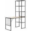 Safavieh Aba Wood and Iron Writing Desk in Black