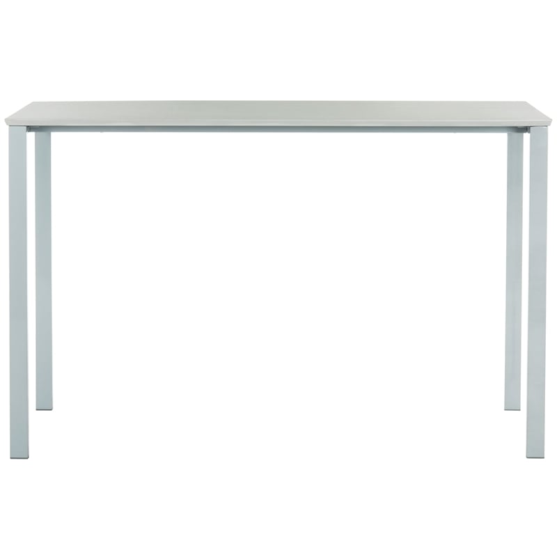 Safavieh Dalit Wood and Iron Desk in Gray