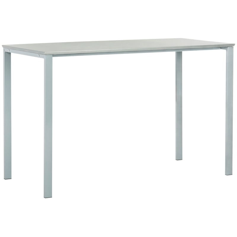 Safavieh Dalit Wood and Iron Desk in Gray