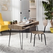 Safavieh Winta Wood and Iron Desk + Chair in Gray