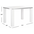 Safavieh Enos Wood and Iron Desk in White