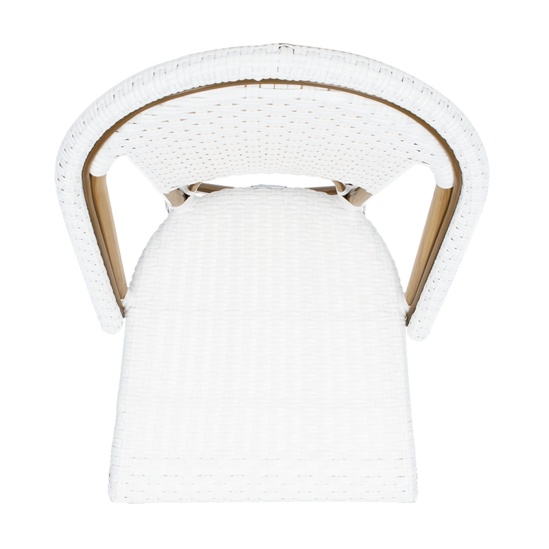 Safavieh Salcha Aluminum Side Chair  in White