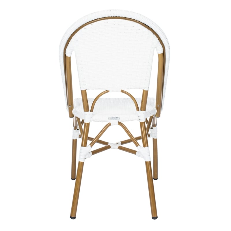 Safavieh Salcha Aluminum Side Chair  in White