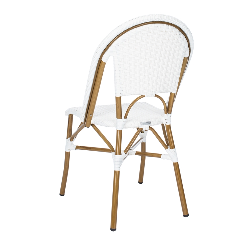 Safavieh Salcha Aluminum Side Chair  in White