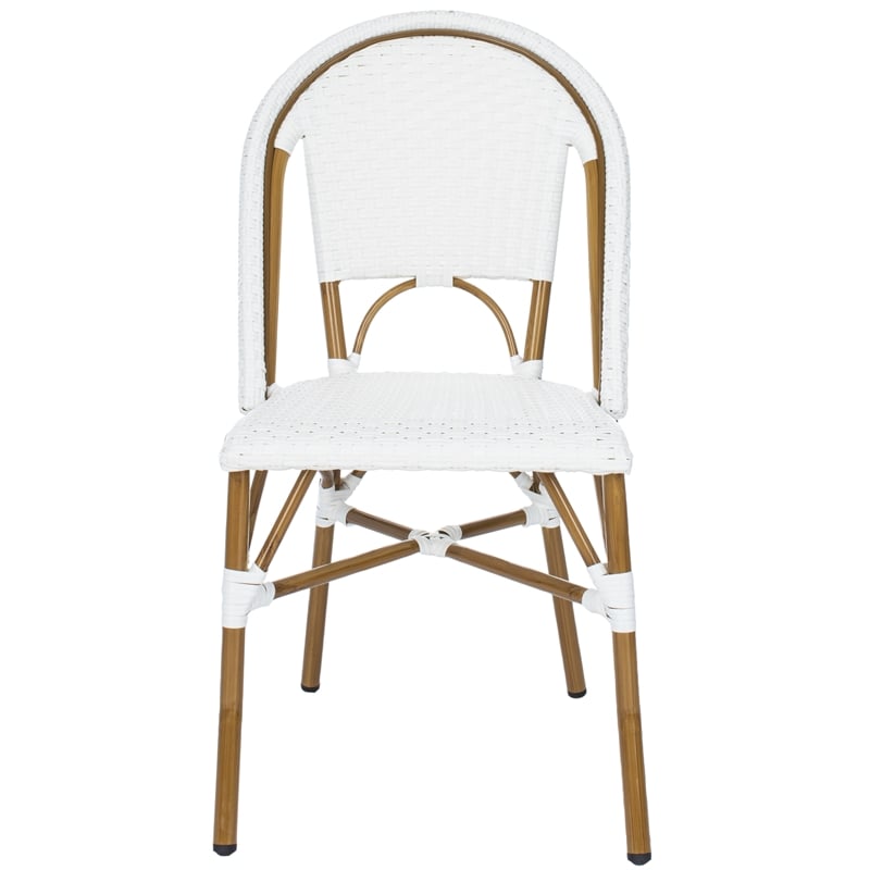 Safavieh Salcha Aluminum Side Chair  in White