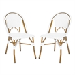 Safavieh Salcha Aluminum Side Chair  in White