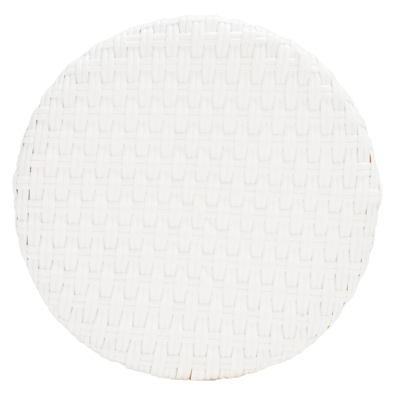 Safavieh Kipnuk Aluminum Barstool in White