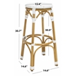 Safavieh Kipnuk Aluminum Barstool in White