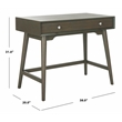 Safavieh Isadora Wood Desk in Gray