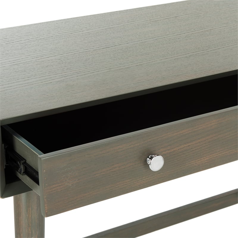 Safavieh Isadora Wood Desk in Gray