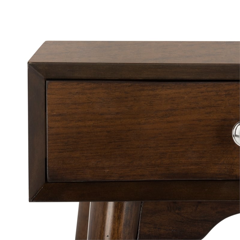 Safavieh Isadora Wood Desk in Walnut