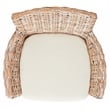 Safavieh Cabana Rattan Arm Chair in White