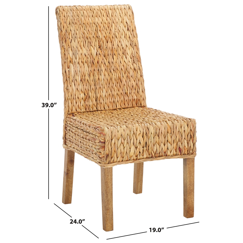 Safavieh Sanibel Wood Side Chair  in Natural / Natural