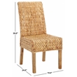Safavieh Sanibel Wood Side Chair  in Natural / Natural