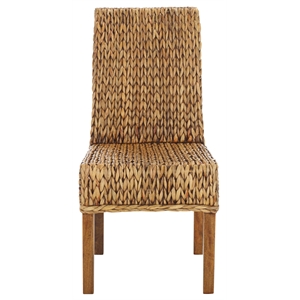 Safavieh Sanibel Wood Side Chair  in Brown / Brown