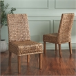 Safavieh Sanibel Wood Side Chair  in Brown / Brown