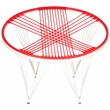Safavieh Launchpad Iron Chair in Red / White