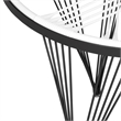 Safavieh Launchpad Iron Chair in Black / White