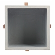 Safavieh Borsla Large Concrete Ficonstone Planter in Light Gray
