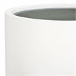 Safavieh Loflen Concrete Ficonstone Planter  in White