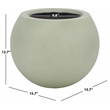 Safavieh Kenslia Ficonstone Planter Pot in Sage