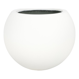 Safavieh Kenslia Large Concrete Ficonstone Planter in White