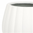 Safavieh Kaston Concrete Ficonstone Planter  in White