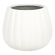Safavieh Kaston Concrete Ficonstone Planter  in White