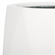 Safavieh Kane Planter Ficonstone Pot Set of 2 in White