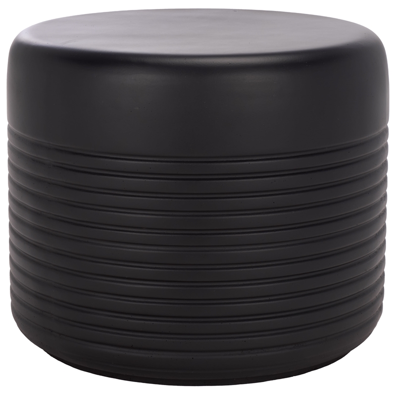 Safavieh Astrid Low Wide Side Table  in Black