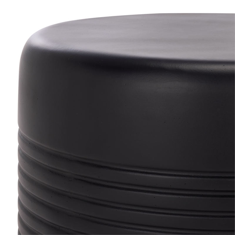 Safavieh Astrid Low Wide Side Table  in Black