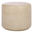 Safavieh Astrid Low Wide Side Table in Beige