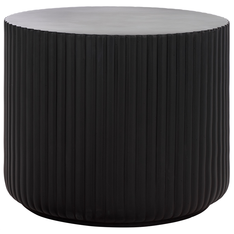 Safavieh Napa Low Wide Side Table in Black