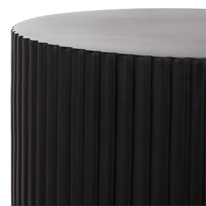 Safavieh Napa Low Wide Side Table in Black