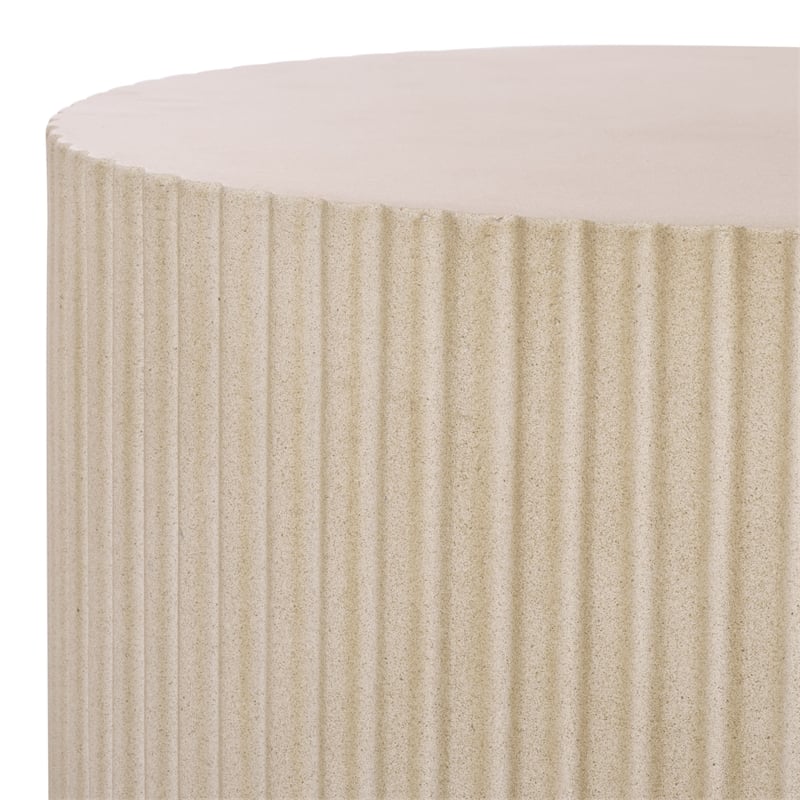Safavieh Napa Low Wide Side Table in Beige