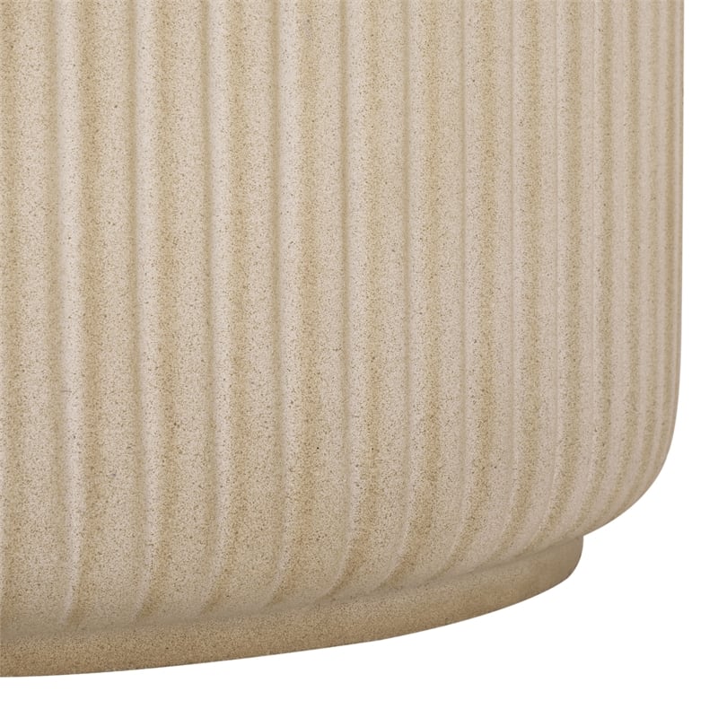 Safavieh Napa Low Wide Side Table in Beige