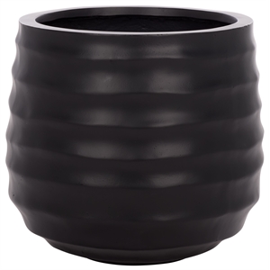 Safavieh Marta Ficonstone Planter Pot  in Black