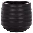 Safavieh Marta Ficonstone Planter Pot  in Black