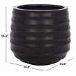 Safavieh Marta Ficonstone Planter Pot  in Black