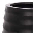 Safavieh Marta Ficonstone Planter Pot  in Black