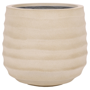 Safavieh Marta Ficonstone Planter Pot  in Beige