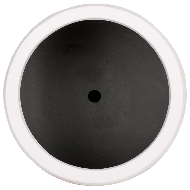 Safavieh Marta Ficonstone Planter Pot  in White