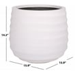 Safavieh Marta Ficonstone Planter Pot  in White