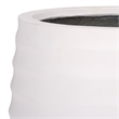 Safavieh Marta Ficonstone Planter Pot  in White
