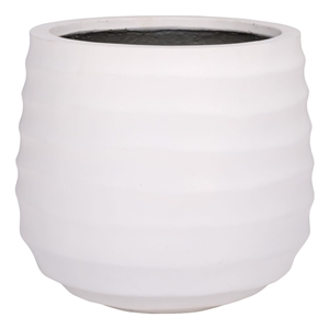 Safavieh Marta Ficonstone Planter Pot  in White