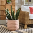 Safavieh Marta Ficonstone Planter Pot in Terracotta